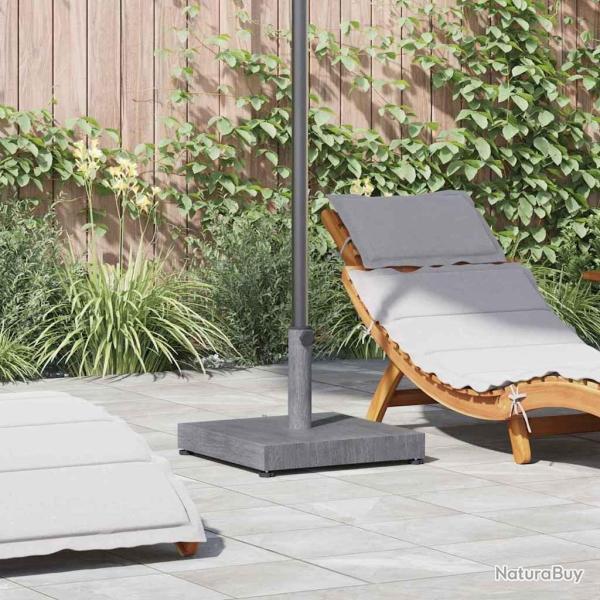 Pied de parasol Aspect Bois Gris Fonc� 45 x 45 x 31,5 cm
