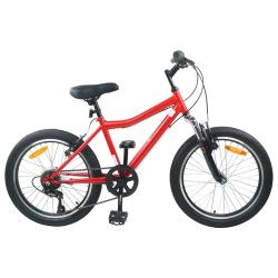 V&eacute;lo pour Enfants 24 Pouces 6-Speed pour les 8-12 ans Rouge