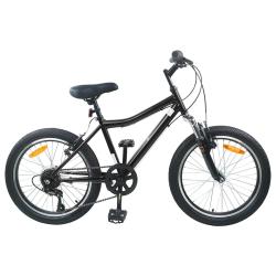 V&eacute;lo pour Enfants 24 Pouces 6-Speed pour les 8-12 ans Noir