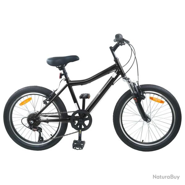 V�lo pour Enfants 24 Pouces 6-Speed pour les 8-12 ans Noir