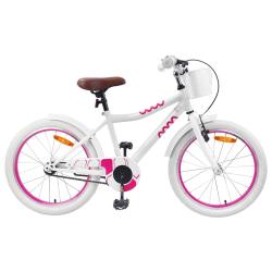 V&eacute;lo pour Enfants 18 Pouces pour les 5-7 ans Blanc