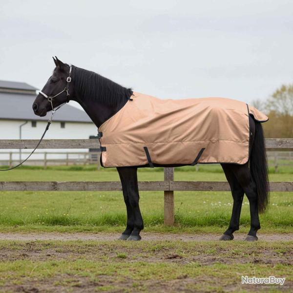 Couverture �quine Cappuccino 155 cm Polyester