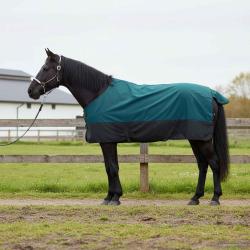 Couverture &Eacute;quine Vert fonc&eacute; et noir 155 cm Polyester