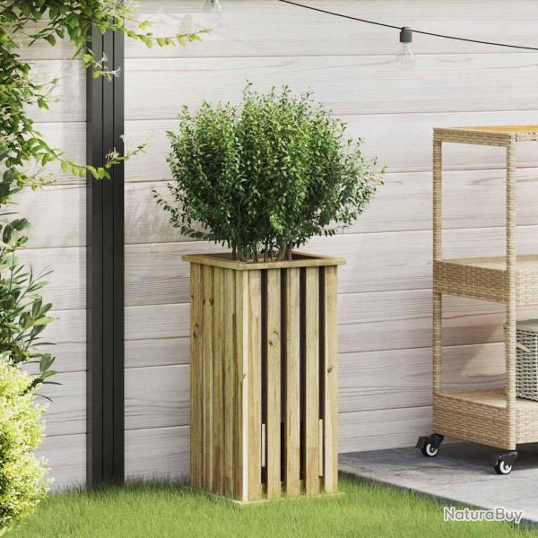 Caisses de plantation Marron 33 x 33 x 65 cm Pin�de impr�gn�e