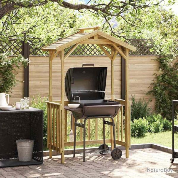 Abri pour barbecue 133,5 x 63 x 200 cm Pin�de impr�gn�e