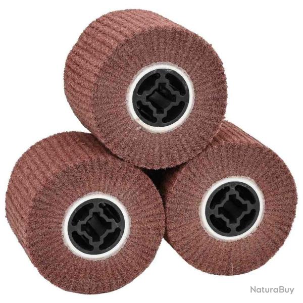 Rouleaux de pon�age 3 pcs Marron 12 x 12 x 10 cm