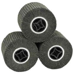 Rouleaux de pon&ccedil;age 3 pcs Noir 12 x 12 x 10 cm