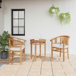 Chaise 2 pcs Marron 63 x 58 x 89 cm Bois de teck massif