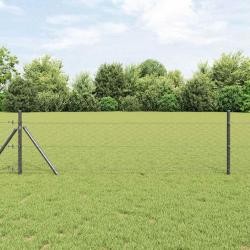 Cl&ocirc;ture hexagonale Gris 1,4 x 100 m PVC