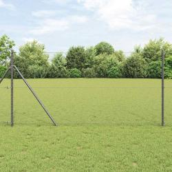 Cl&ocirc;ture hexagonale Gris 1 x 50 m PVC