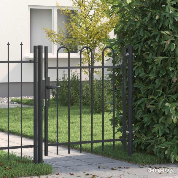 Porte de Cl�ture avec verrouillage Boxtel Gris 103 x 150 cm