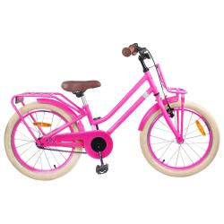V&eacute;lo pour Enfants 18 Pouces pour les 5-7 ans Rose fonc&eacute;