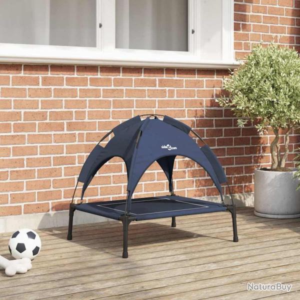 Lit pour Chien Bleu marine 63 x 49,5 x 60 cm Acier