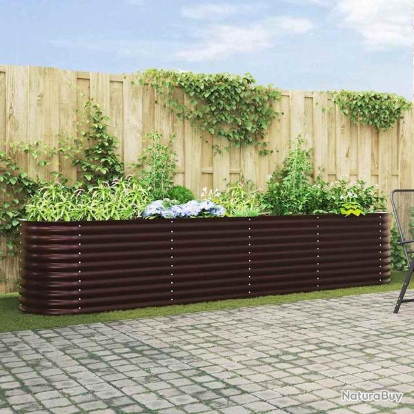 Lit sur�lev� Marron 400 x 80 x 81 cm Acier