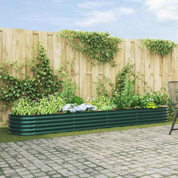 Lit sur�lev� Vert 400 x 80 x 44 cm Acier