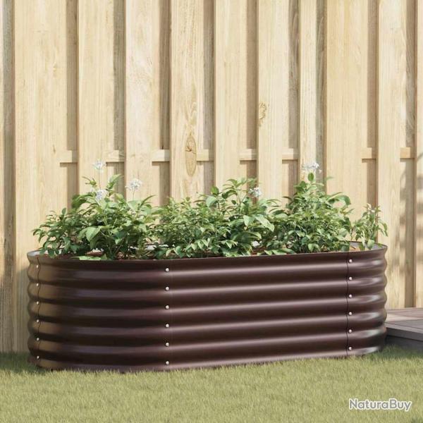 Lit sur�lev� Marron 160 x 80 x 44 cm Acier