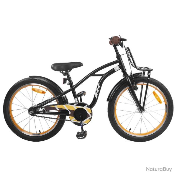 V�lo pour Enfants 18 Pouces pour les 5-7 ans Noir