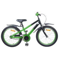 V&eacute;lo pour Enfants 18 Pouces pour les 5-7 ans Bleu Noir