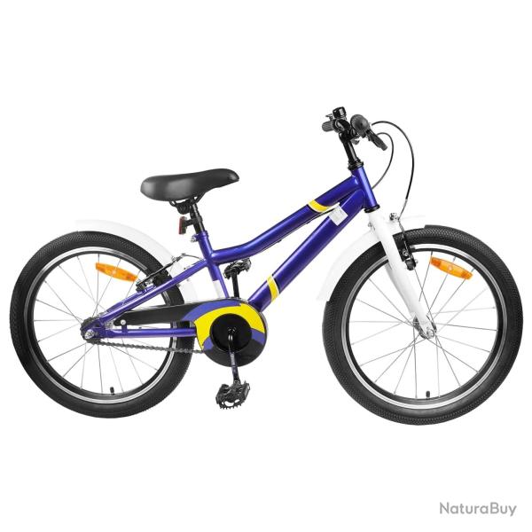 V�lo pour Enfants 24 Pouces pour les 8-12 ans Bleu blanc