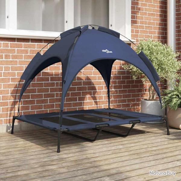Lit pour Chien Bleu marine 122 x 93 x 106,5 cm Acier