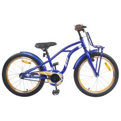 V&eacute;lo pour Enfants 18 Pouces pour les 5-7 ans Bleu fonc&eacute;