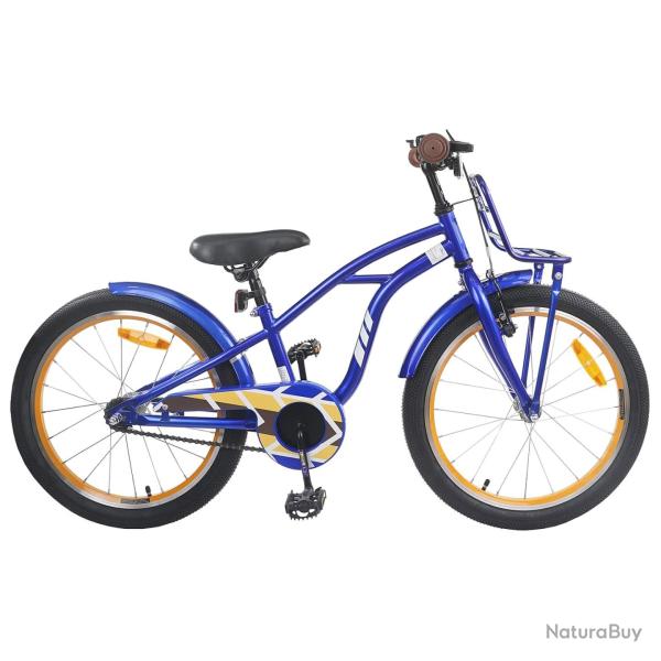 V�lo pour Enfants 18 Pouces pour les 5-7 ans Bleu fonc�