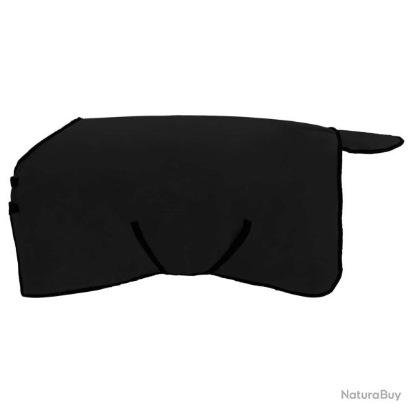 Couverture �quine Noir 115 cm Polyester