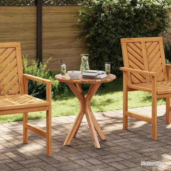 Table d'appoint Marron 70 x 70 x 75 cm Bois de teck massif