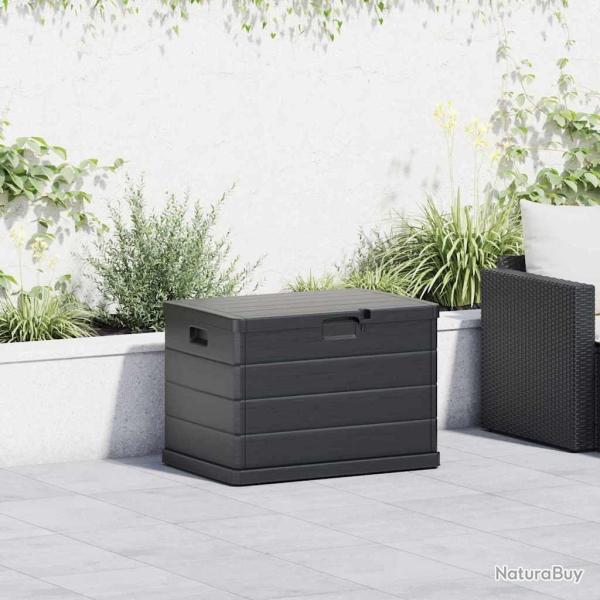 Bo�te de Rangement de Jardin Anthracite 77,5 x 54,5 x 53 cm