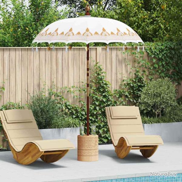 Parasol balinais Cr�me 185 x 185 x 260 cm