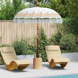 Parasol balinais Cr&egrave;me 190 x 190 x 260 cm