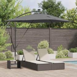 Parasol Anthracite 249 x 249 x 250 cm Polyester et Aluminium