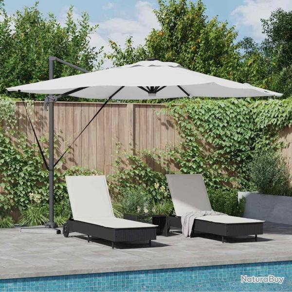 Parasol Roma Beige 286 x 284 x 270 cm Aluminium et polyester