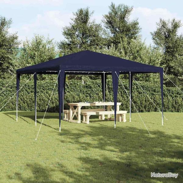 Tente de f�te Bleu 400 x 400 x 266 cm Poly�thyl�ne et acier