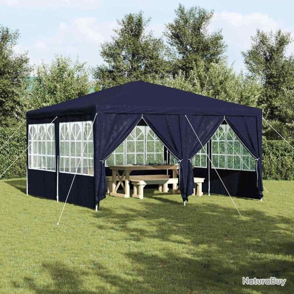 Tente de f�te Bleu 400 x 400 x 266 cm Poly�thyl�ne