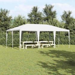 Tente de f&ecirc;te Blanc 600 x 400 x 266 cm Poly&eacute;thyl&egrave;ne et acier