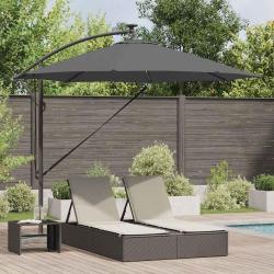 Parasol Anthracite 294 x 294 x 248 cm Polyester et Aluminium