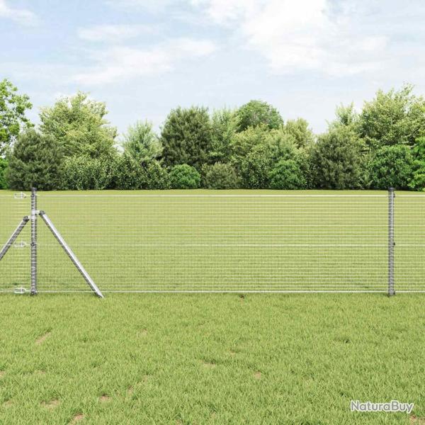 Cl�ture en fil soud� Argent