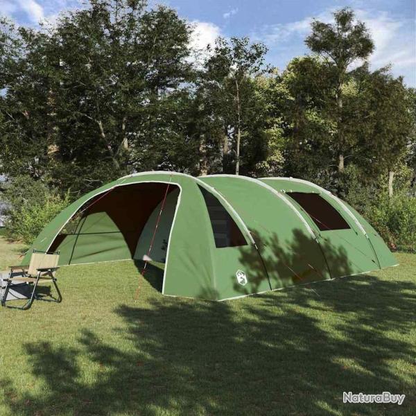 Tente Tunnel 6-Persoons Vert et blanc 700 x 590 x 215 cm