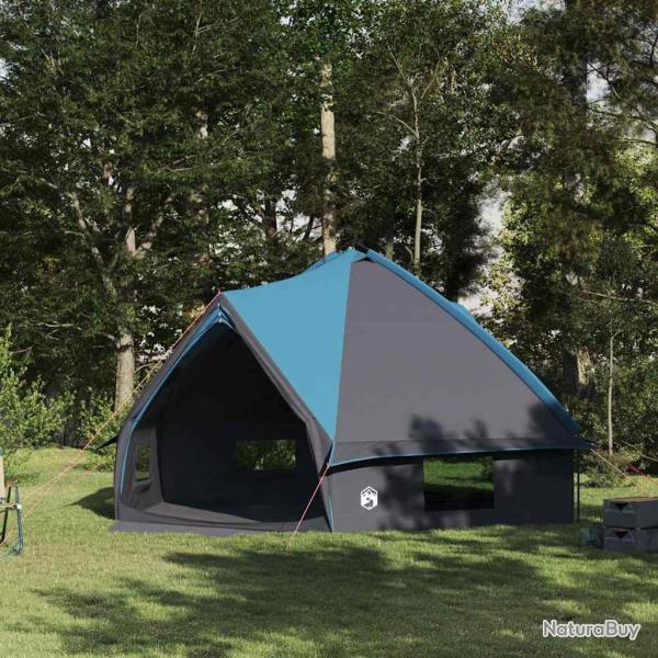 Tente Teepee 10 personnes Bleu et gris 567 x 470 x 242 cm