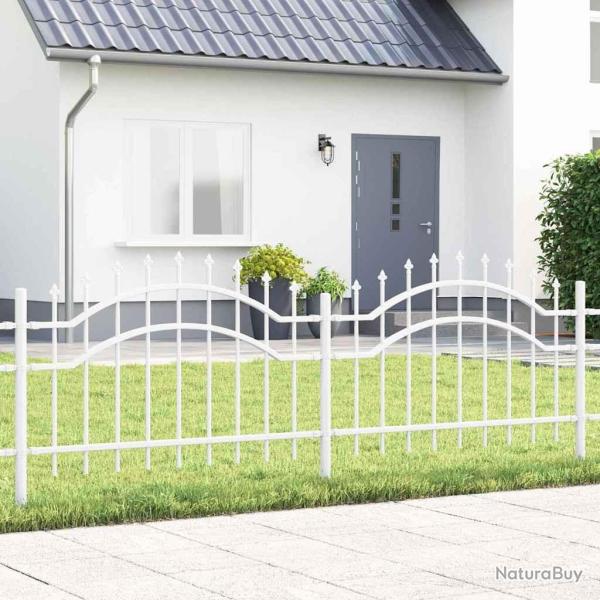 Cl�ture de jardin Woerden Blanc 240 x 115 cm