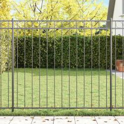 &Eacute;l&eacute;ment de cl&ocirc;ture Assen Gris 170 x 150 cm Acier