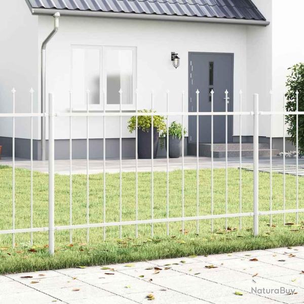 Cl�ture de jardin Woerden Blanc 1,7 x 0,8 m