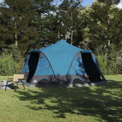 Tente en d&ocirc;me 4 personnes avec toit Bleu 505 x 450 x 248 cm