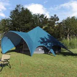 Tente Teepee 7-Personnes Bleu et gris 600 x 600 x 347 cm