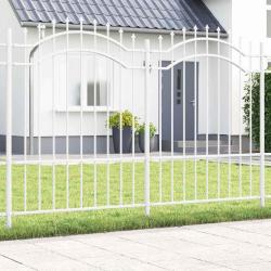 Cl&ocirc;ture de jardin Woerden Blanc 240 x 190 cm