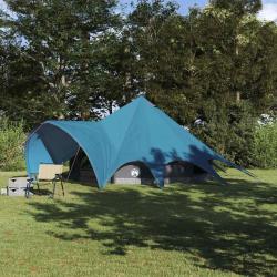 Tente Teepee 5 personnes Bleu et gris 415 x 415 x 247 cm