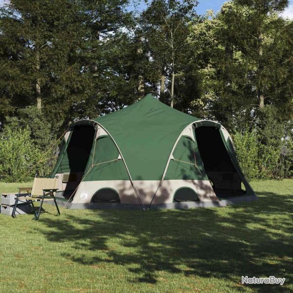 Tente en d�me 4 personnes avec toit Vert 505 x 450 x 248 cm