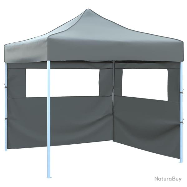 Tente de r�ception escamotable avec 2 parois 3x3 m Anthracite