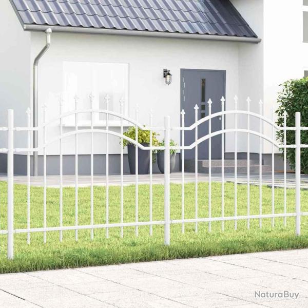 Cl�ture de jardin Woerden Blanc 240 x 140 cm